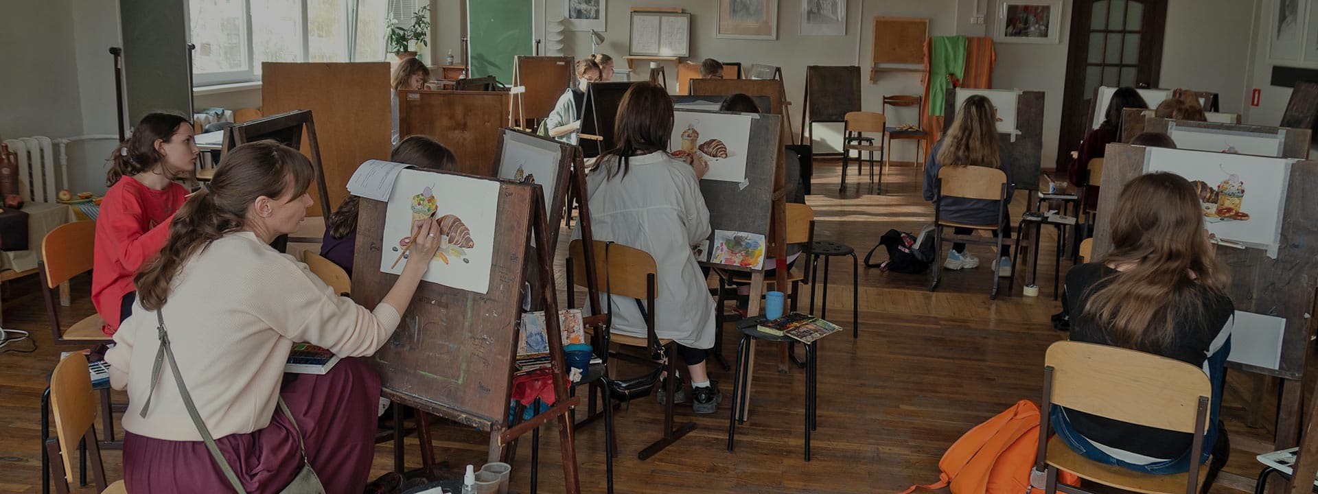 изображение: занятия в Художественной школе имени Марка Шагала #5